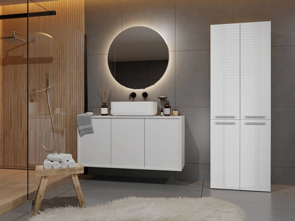 Colonna bagno NEL 2k/DD bianco lucido