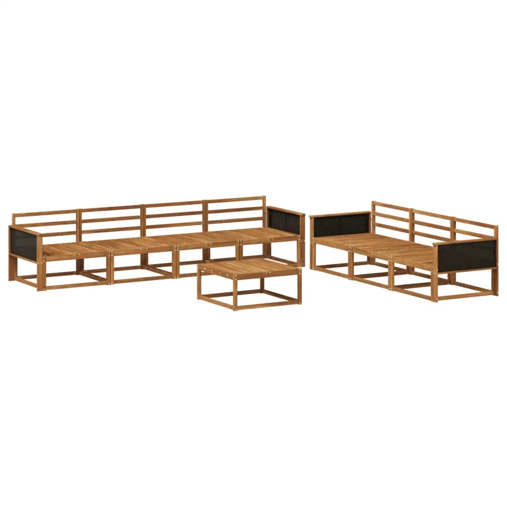 Set di divani da esterno 8 pcs Naturale 3382392