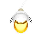 Maytoni Lampada da incasso moderna Lipari 1 luce GU10 bianco metallo