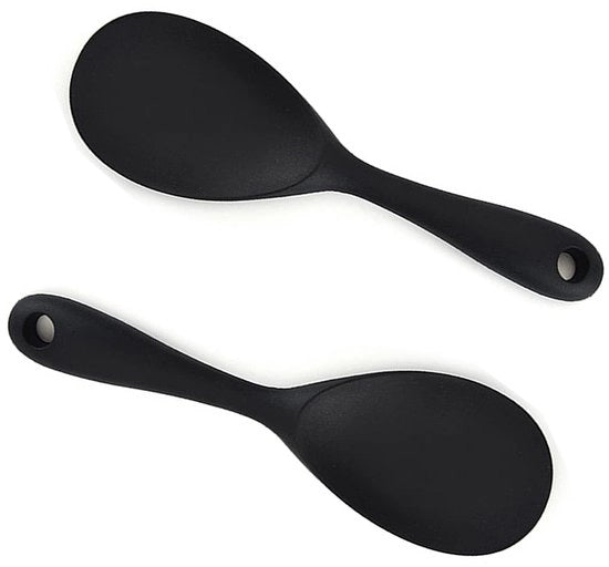 Sonde per servire - Spatola da cucina in silicone - Raccoglitore di riso - Multiplo utilizzo - 2 pezzi - 22 x 7 cm