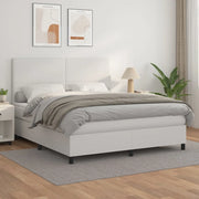 Giroletto a Molle con Materasso Bianco 180x200 cm in Similpelle 3142738