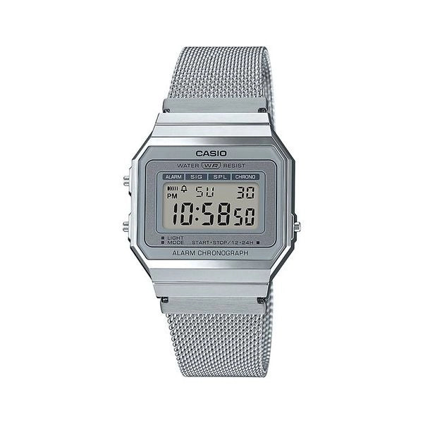 Casio a700wem-7aef orologio orologio da polso argento - A700WEM 7AEF