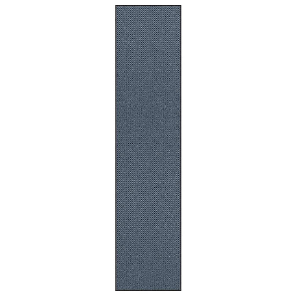 Zerbino antiscivolo 115 x 500 cm assorbente per lo sporco comfort moderno blu PP 02_0058125