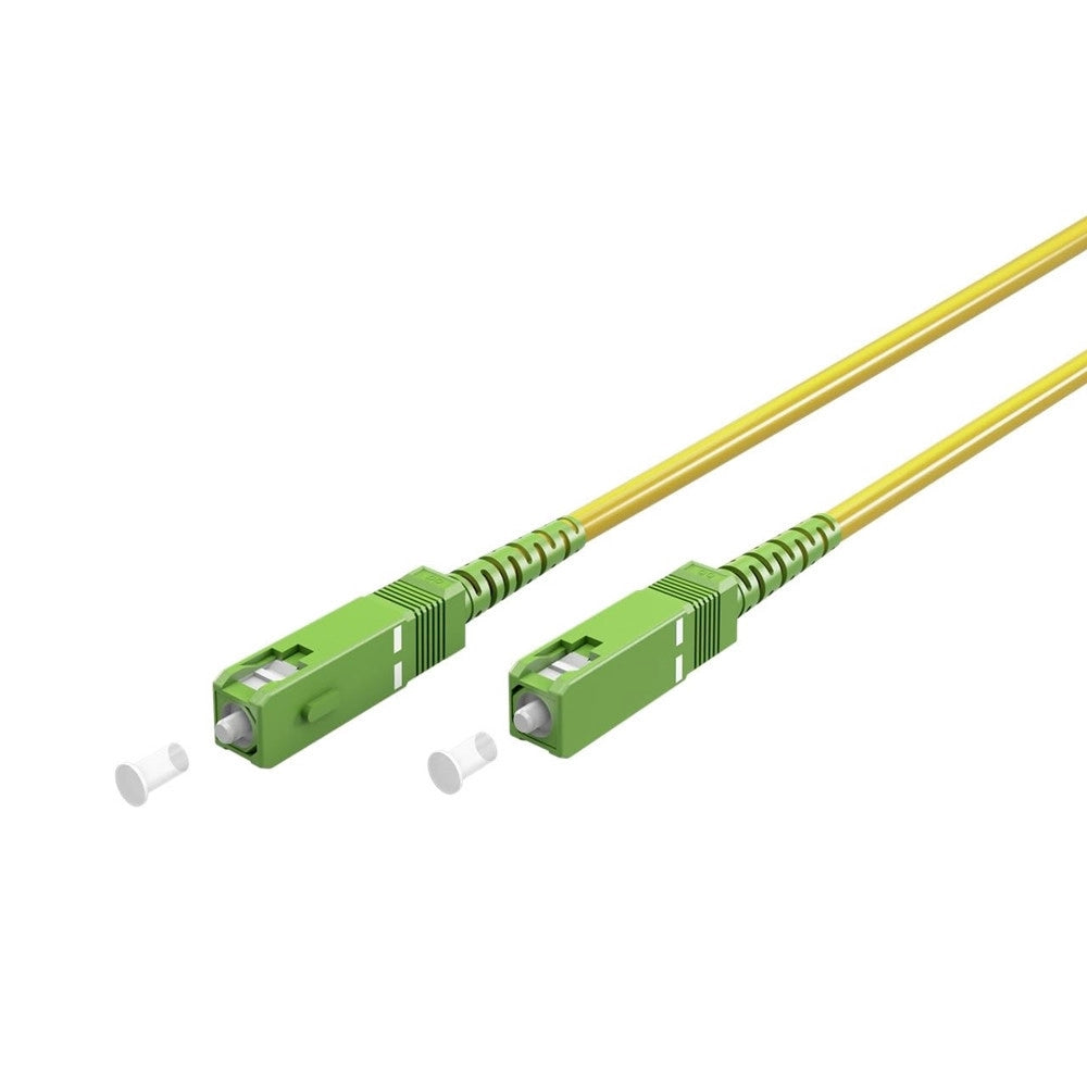 Trade Shop - Cavo Fibra Ottica Monomodale 9/125 Sc-apc 3 Mt Per Router Notebook Fo-d005-3.0m -