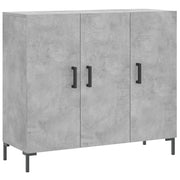 Buffet credenza cassettiera armadio mobile contenitore organizer per cucina soggiorno salotto 90 x 34 x 80 cm legno ingegnerizzato grigio 02_0032123
