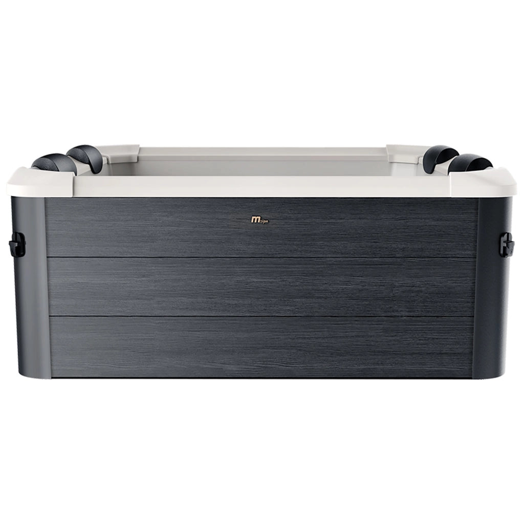 Vasca Idromassaggio Spa Oslo Aero Plus Smart con Wifi per 6 Persone 180x180x65 cm in Materiale Plastico Effetto legno
