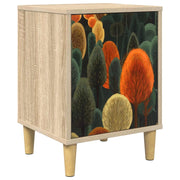Armadio da Notte ZAANDAM Rovere Sonoma 36 x 33 x 50 cm 8007211