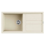 Lavello Elleci Incasso 1 vasca 100x51 Best 480 Granitek Bianco Antico LGB48062
