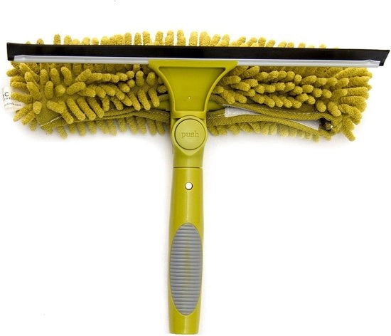 Kit di pulizia finestre e spazzolino - Pulitore di finestre a più angolazioni - 3 pezzi