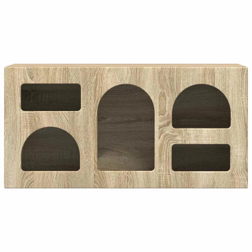 Mobile TV Rovere Sonoma 80 x 35 x 40 cm Legno multistrato