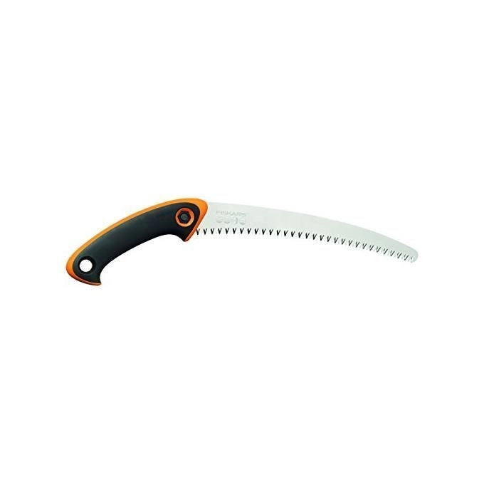Fiskars 1020200 SW-240 Seghetto Professionale per Legno Lama 24 cm Acciaio PermaSharp PTFE Antiaderente colore Nero e Arancione