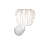 Applique Moderna Queen Polilux ® Bianco E Metallo 1 Luce E27