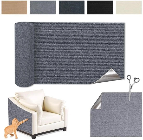 Mat anti-kras per gatto con protezione anti-kras, scotchlon per parete per gatto, DIY, 30x200CM, grigio