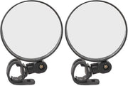 Specchio retrovisore universale da bicicletta con angolo ampio, 8 cm, regolabile, 2 pezzi, con attacco antislip