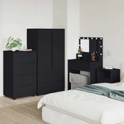 Armadi di Stoccaggio Nero 60 x 48 x 105 cm Legno multistrato