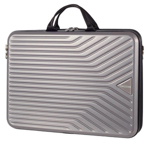 Borsa Porta PC 17” Rigida in ABS con Tracolla Ravizzoni Grigio