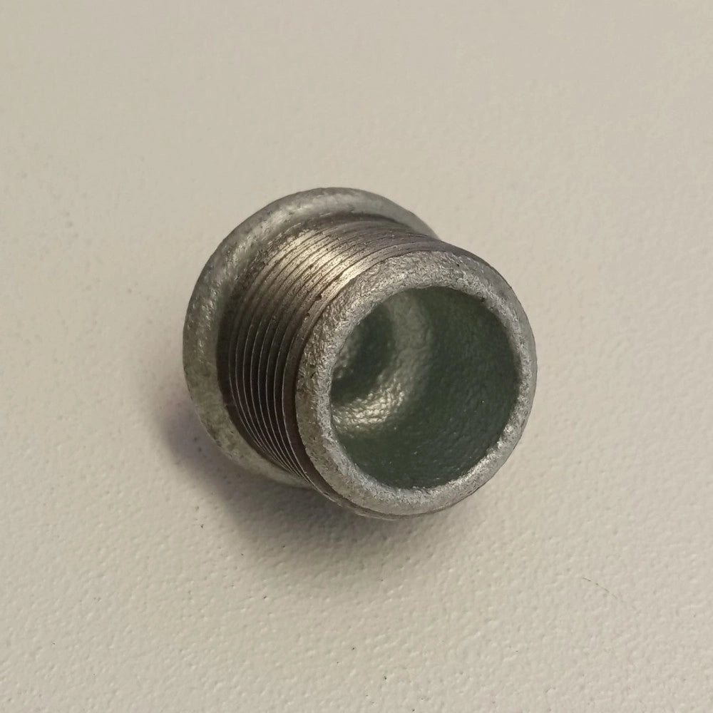 Raccordo m 1'' - 2pz tappo di ghisa zincata malleabile