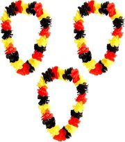 Accessori di festa per campionato europeo di calcio - catena di fiori slanciata con bandiera tedesca nera-rossa-gialla - accessori di festa per catene di fiori per foto - decorazione per festa di campionato europeo di calcio - regalo per compleanno