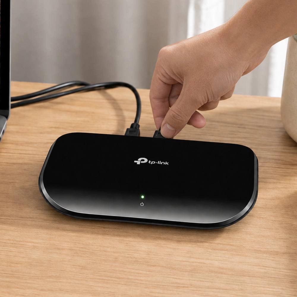 Switch di rete gigabit tp-link tl-sg1005d 5 porte