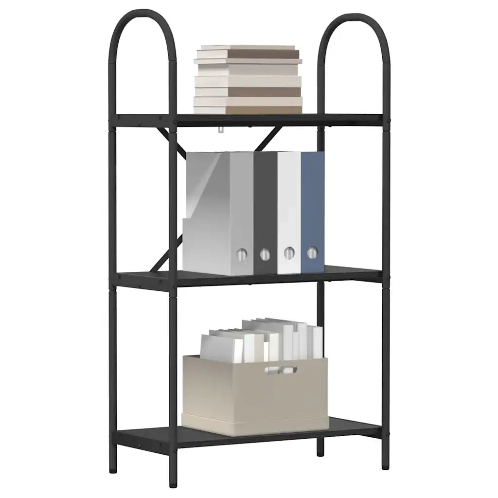 Libreria Rovere Nero 60 x 30 x 109 cm Legno multistrato 879917