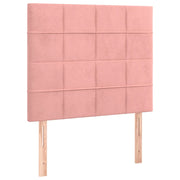 Testiera | Testata Rosa 100x5x118/128 cm Velluto