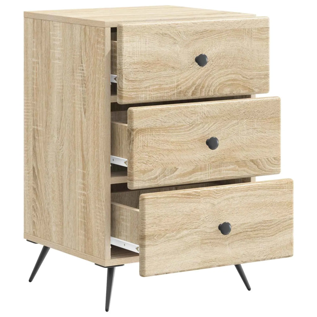 Armadio da Notte con cassetto Rovere Sonoma 43 x 41 x 66,5 cm