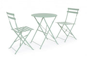 Set tavolo da terrazzo con sedie salvaspazio - WISSANT