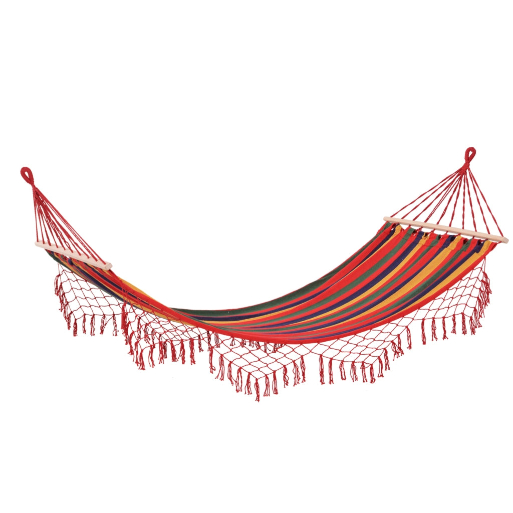 Amaca da giardino ¨C zephmum ¨C multicolore 200x100 cm in legno