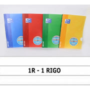 Trade Shop - 20 Pezzi Quadernoni Quadernone Da 100 Gr. 1 Rigo Scuola Quaderni Quaderno A4 -