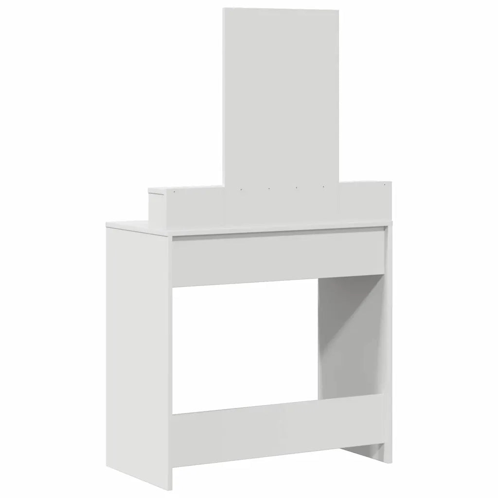 Toeletta | Tavolo da Trucco Bianco 79 x 41 x 140 cm Legno multistrato