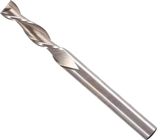 2 Taglieri HSS e Alluminio per Fresa CNC Estesi 6mm Extra Lungo - 1 di 5 Pezzi.