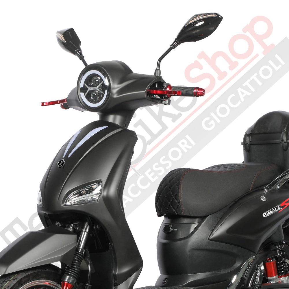 Bici Elettrica Scooter Velocipede Vitale Sport 800W 35Ah 48V Batteria a Litio-Nero