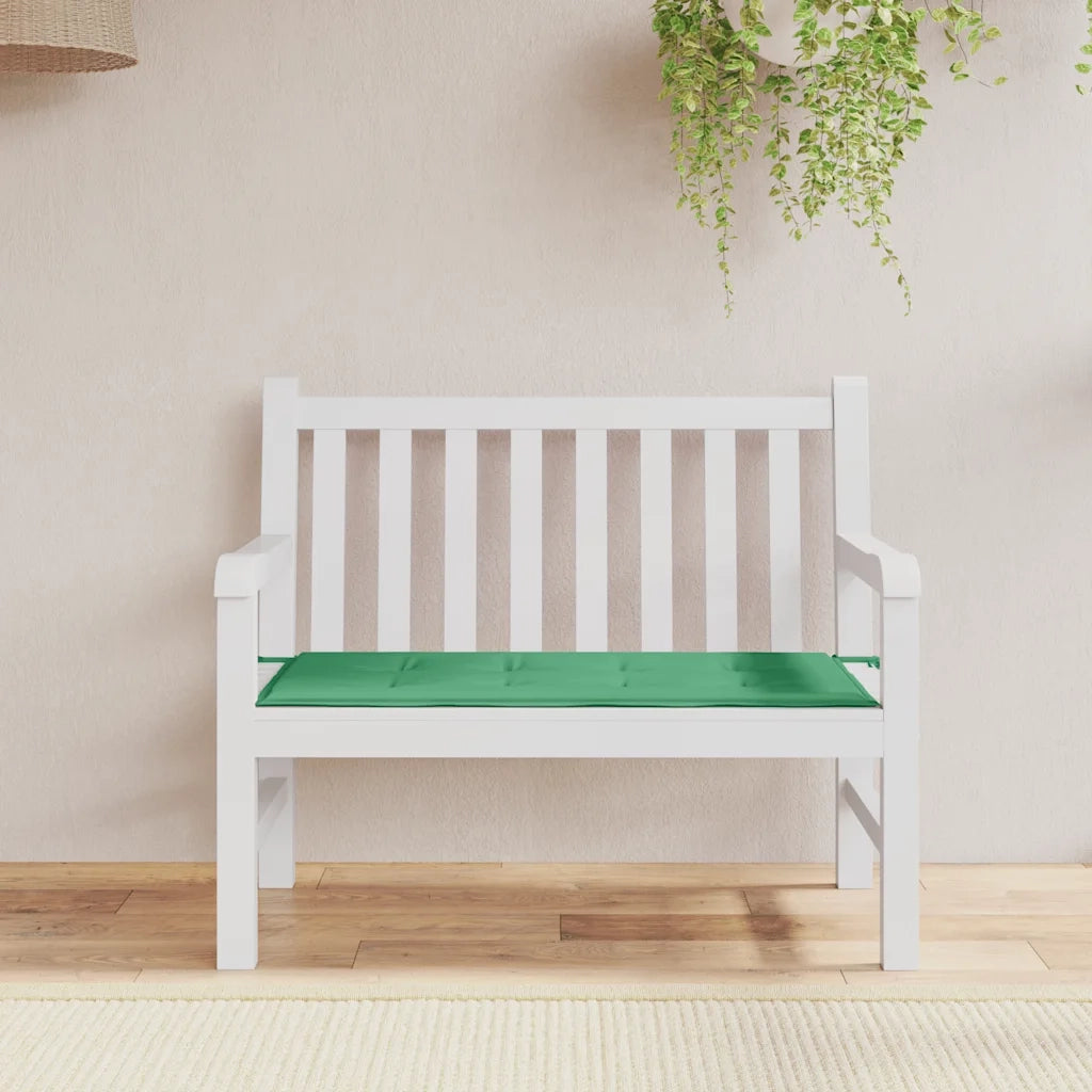 Cuscino per Panca | Cuscini per sedie Verde 120x50x4 cm in Tessuto Oxford