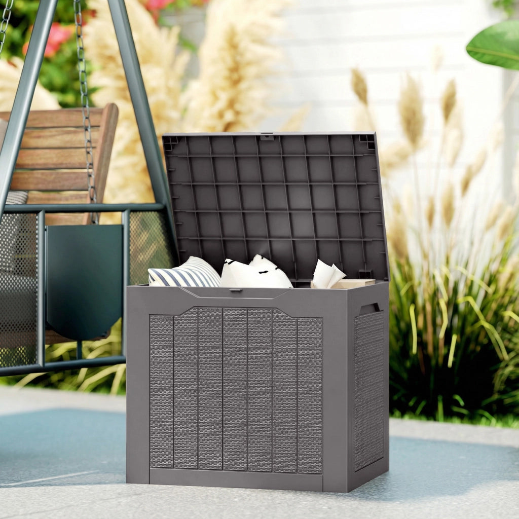 Baule da giardino 93L ¨C Xylo ¨C 56x41x50 cm marrone esterno