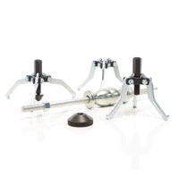 Set 5 pezzi estrattori a 3 bracci per cuscinetti interni ed esterni con martello scorrevole