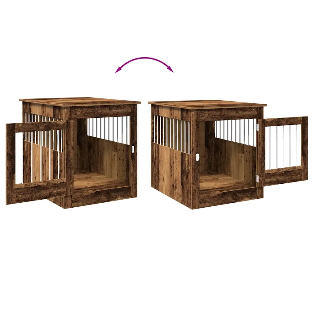 Gabbia Cani da Arredamento Legno Antico Legno Multistrato CFW2505885