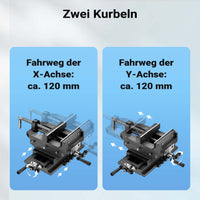 Morsa a croce per trapano 150mm Morsa a 2 assi X-Y per macchine trapani a colonna