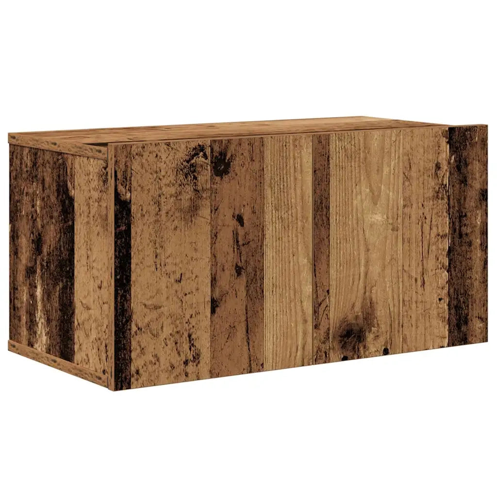 Set mobile TV 7 pz-Credenza per TV Legno vecchio Legno multistrato