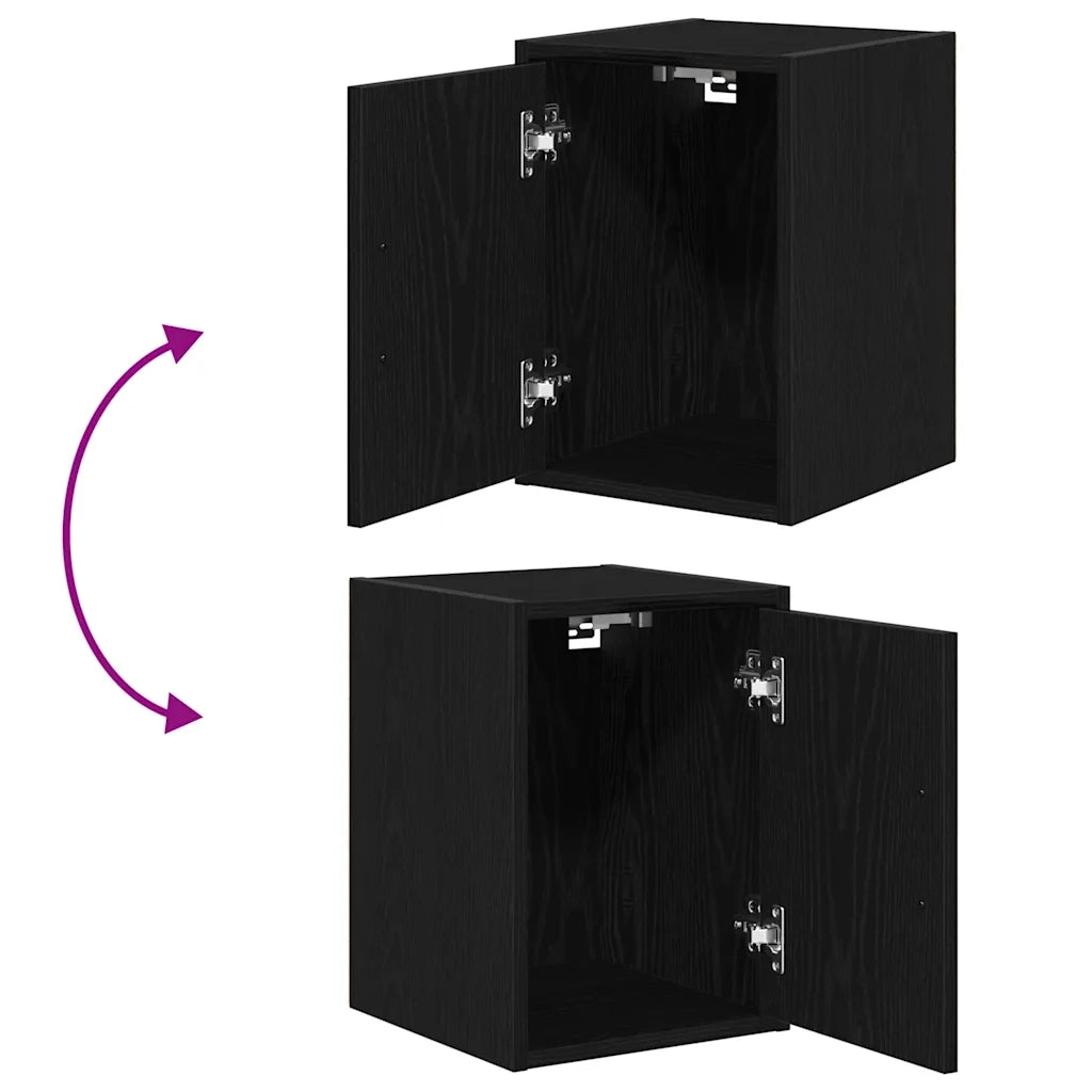 Pensile per Garage Nero in Legno Multistrato 860609
