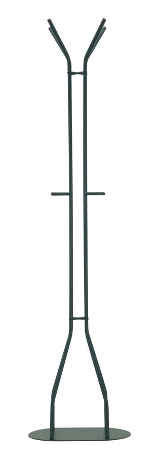 Appendiabiti Saturno Ottanio 45x28x178 cm in Metallo Verde acqua