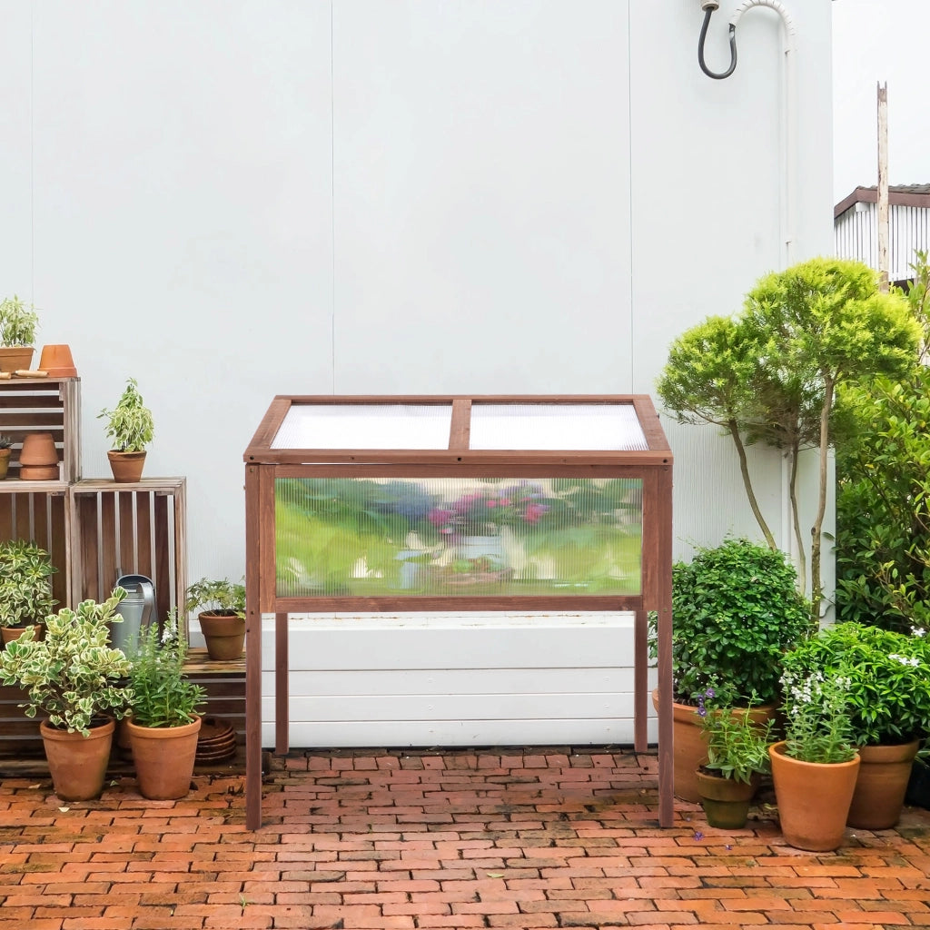 Letto da Giardino in Legno ¨C zephmum ¨C 90x50x93 cm Marrone
