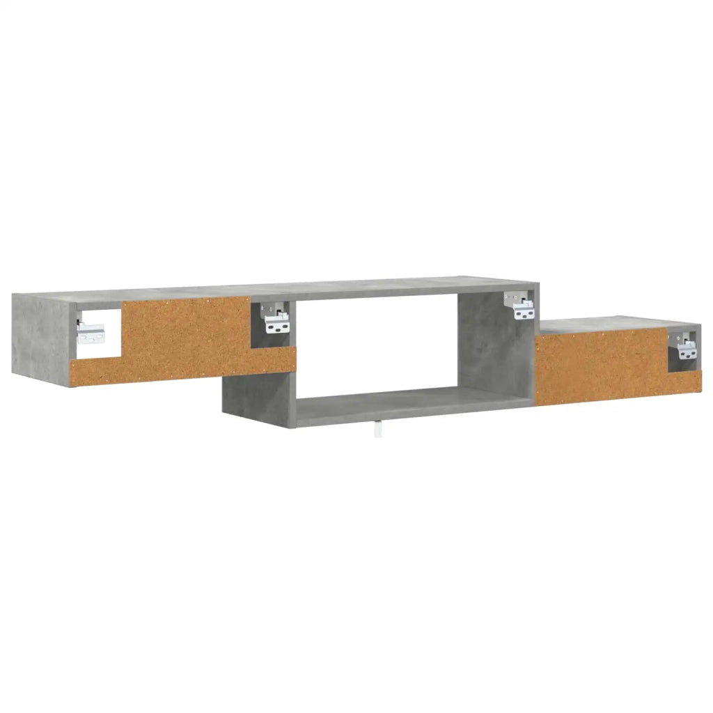 Mobile TV da Parete A parete Grigio Cemento 150 x 28 x 26 cm