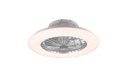 Plafoniera Ventilatore da Interno a led in PLASTICA Titanio