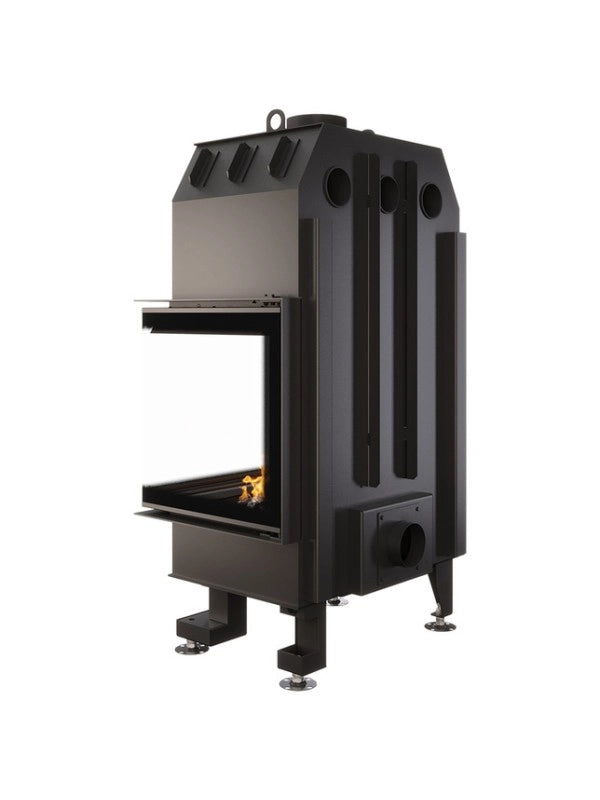 Caminetto ad angolo Inserto Apertura destra Nero Energy 65x50x47 (14,5 kW) ECO