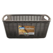 CESTA CASALINGA 'LA CANESTRINA' mod. 'maxi' cm.39 x 29 x h.16 - tortora  - BAMA