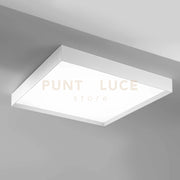 AOI P/G - PLAFONIERA ALLUMINIO BIANCO A LED 3000-4000K  6100-6400lm 80W DIMMERABILE