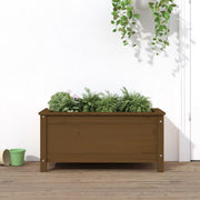 Fioriera da Giardino Ambra 82,5x40x39 cm Legno Massello di Pino 825257