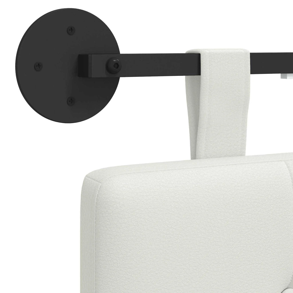 Testiera | Testata sospesa Con luce LED Bianco Similpelle