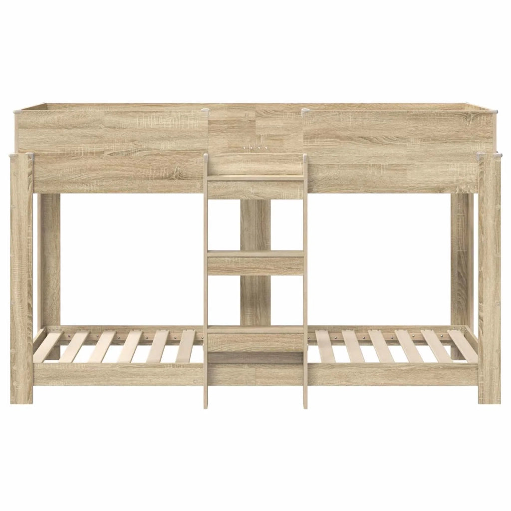 Letto a Castello per Bambini Rovere Sonoma 75 x 190 cm