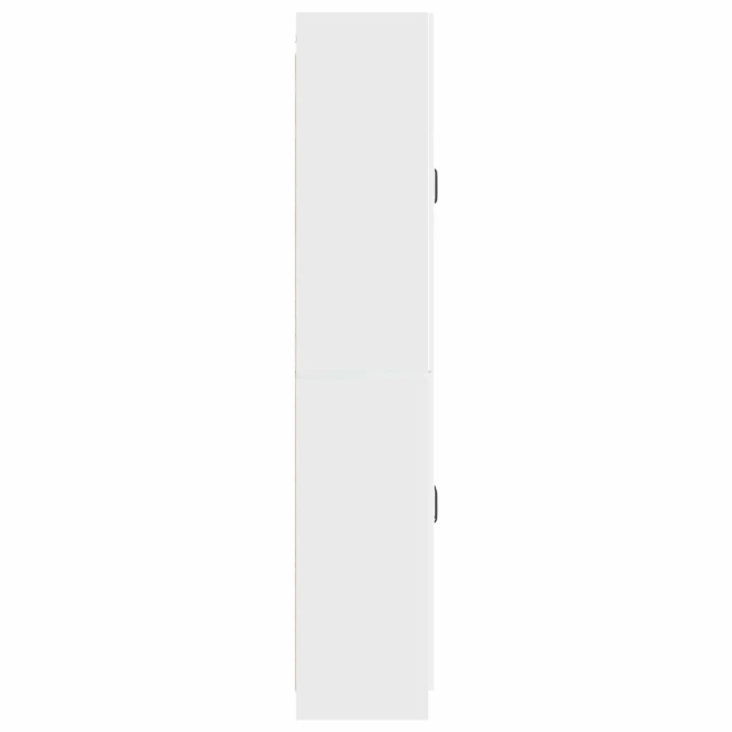 Set di armadi 2 pcs Bianco Lucido Legno ingegnerizzato 3416947